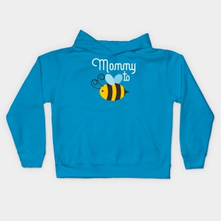 Mama Bee  Pregnancy Announcement Shirt Kids Hoodie